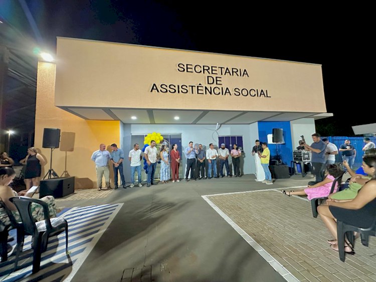 Prefeito Paleari inaugura novo prédio da Secretaria de Assistência Social em Nova Alvorada do Sul
