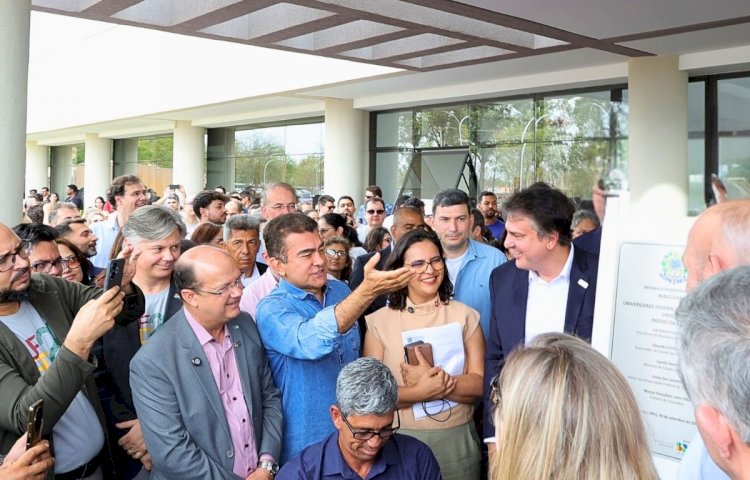 Ministro da Educação anuncia investimentos para Dourados em reunião com Marçal na UFGD