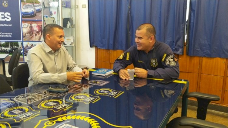 Inspetor Cabral discute consórcio das Guardas Municipais e fortalecimento da segurança em Dourados
