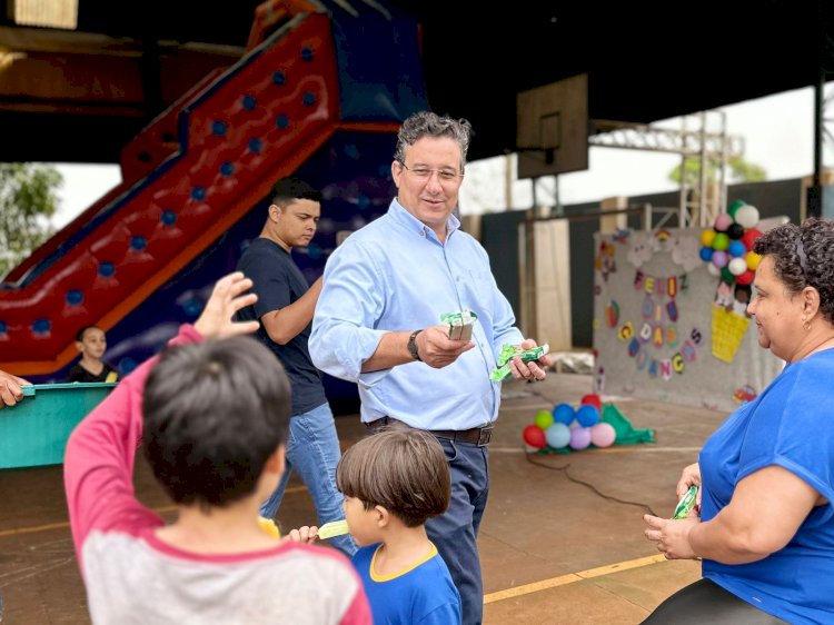 Paleari inicia outubro com ações alusivas ao Dia das Crianças na zona rural de Nova Alvorada do Sul