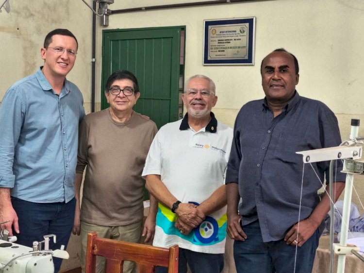 Governador do Rotary visita o Ceia durante agenda em Dourados