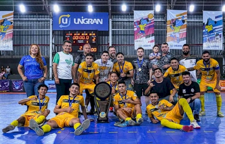 Juventude AG e EIA Dourados conquistam os títulos do futsal nos Jogos Abertos