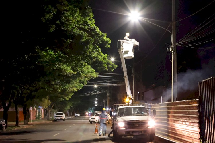 Prefeitura avança com Iluminação de LED com mais de 4 mil lâmpadas trocadas