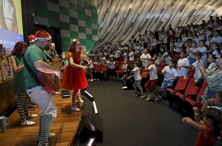 Campanha da Caixa Encantada termina com presentes e atividades para 200 crianças no Bioparque