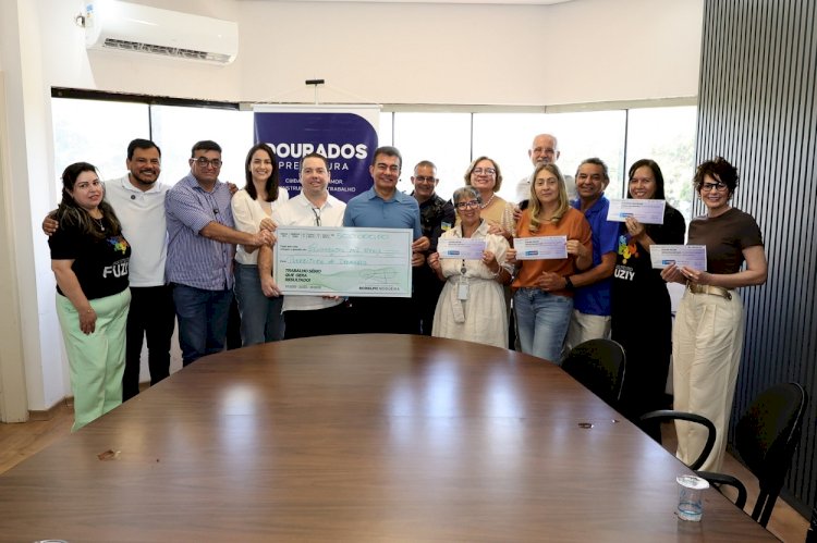 Prefeitura entrega R$ 500 mil em emendas federais para fortalecer entidades de Dourados