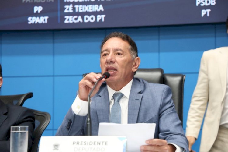 Presidente apresenta balanço de encerramento dos trabalhos de 2025 na ALEMS