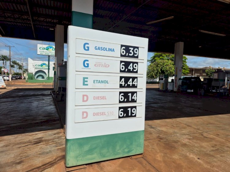 Pesquisa do Procon revela aumento de 1,4% no preço médio da gasolina em Dourados