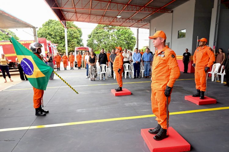 Ivinhema realizou troca de comando do Corpo de bombeiros de Ivinhema