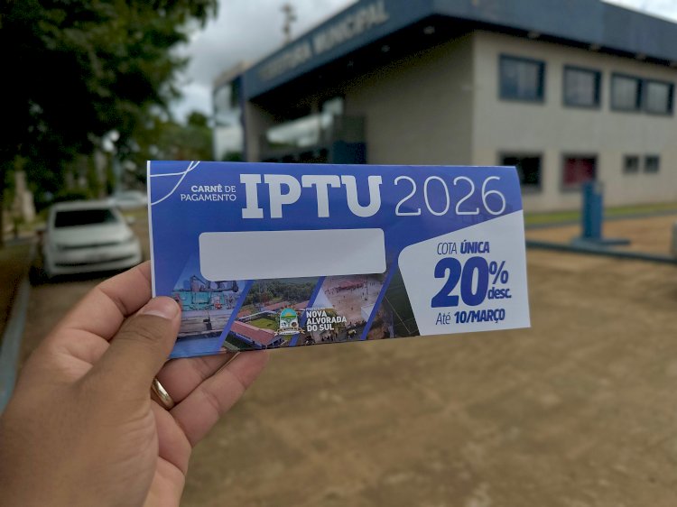 Termina hoje o prazo para pagamento do IPTU em cota única com 20