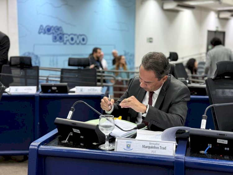 Vereador Marquinhos Trad critica prioridades do Executivo e defende derrubada de vetos na LOA e no PPA 2026