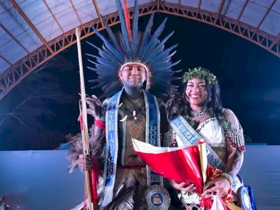 Dourados elege a Miss e o Mister e Indígena 2026: Ana Caroline Marques e Victtor Franco Bertolino