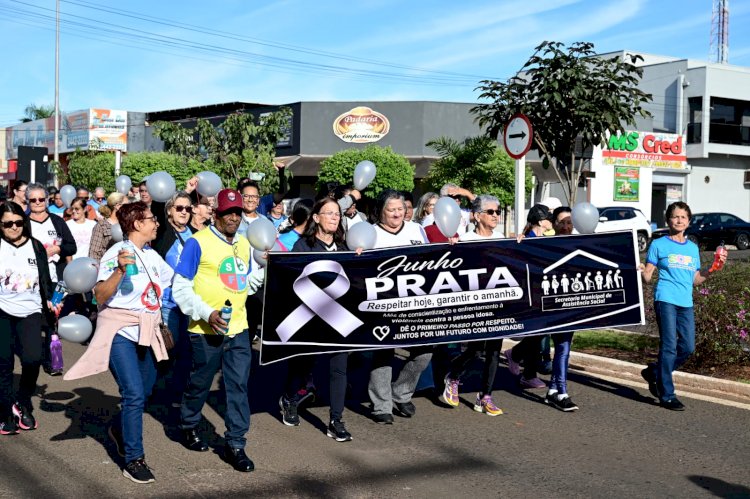 Município de Ivinhema realizou 1ª caminhada Junho Prata