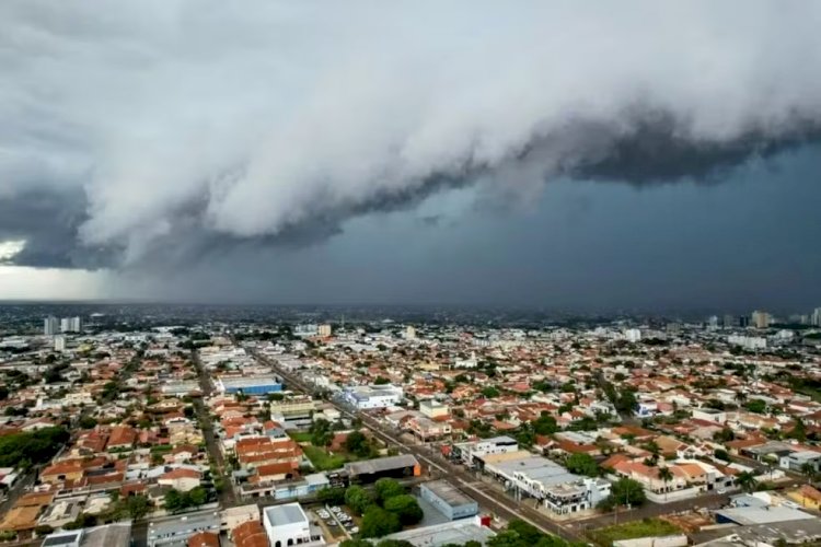 Tempo segue instável em Mato Grosso do Sul nesta segunda-feira; chuva pode passar de 40 mm em algumas regiões